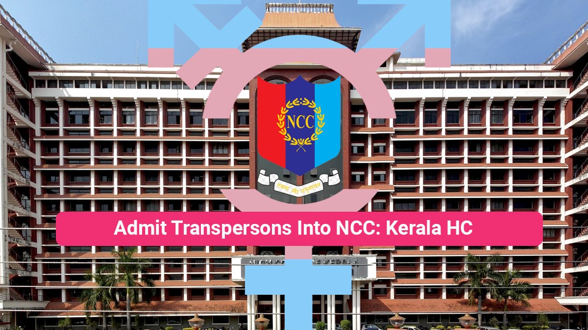 Admit Transpersons Into NCC