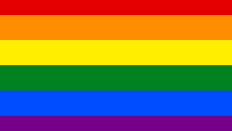 Traditional Gay Pride Flag