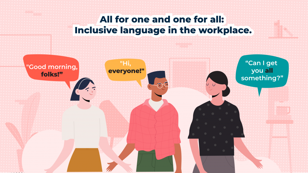 Article Inclusive language in the workplace.